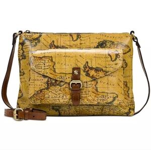 NEW Patricia NashKirby Medium East West Leather Crossbody